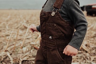 Image showing  Toddler Boys' Softstone Duck Insulated Bib Overalls