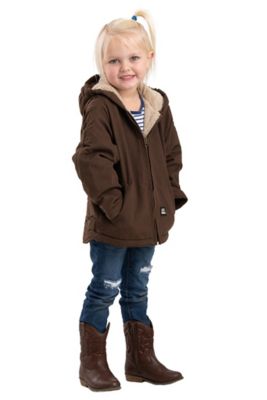 Image showing 5 th Berne Toddler Boys' Softstone Duck Sherpa-Lined Hooded Jacket