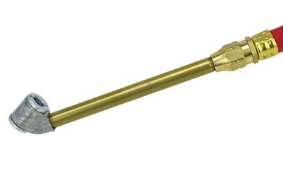 Image showing  Tire Inflator Gauge with Dual Head Air Chuck 15 in. Air Hose 10-160 PSI