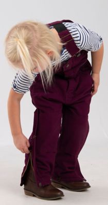 Image showing  Toddler Girls' Softstone Duck Insulated Bib Overalls