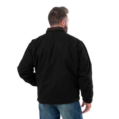 Image showing 1 th Berne Men's Fleece-Lined Washed Duck Gasoline Jacket