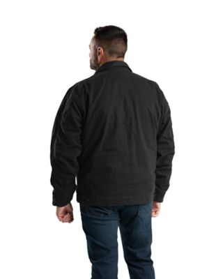 Image showing  Men's Fleece-Lined Washed Duck Gasoline Jacket