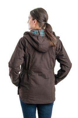 Image showing  Women's Softstone Duck Quilt Flannel-Lined Barn Coat