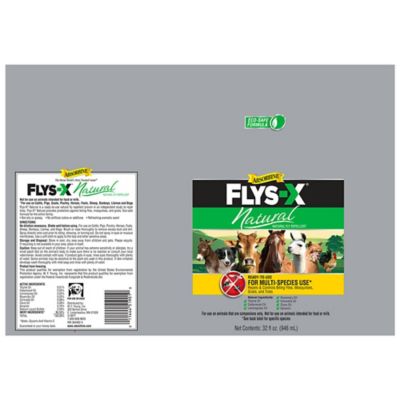 Image showing  Flys-X Natural Fly Repellent Spray, 32 oz.