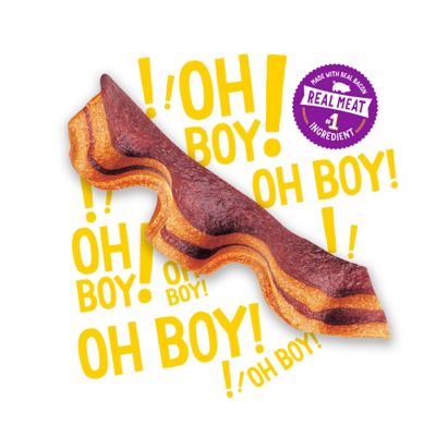 Image showing  Strips Bacon and Cheese Flavors with Real Meat Dog Training Treats, 40 oz. Pouch