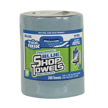 TOOLBOX Blue Shop Towels Big Grip Refill, 200 ct. at Tractor