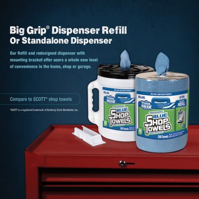 Image showing  Blue Shop Towels Big Grip Refill, 200 ct.