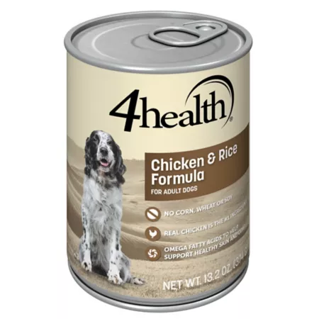 4health with Wholesome Grains Wet Adult Dog Food with Chicken and Rice Recipe 13.2 oz Wet Dog Food