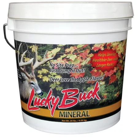 Lucky Buck 2 gal Apple-flavored deer mineral supplement all year round Game Attractants