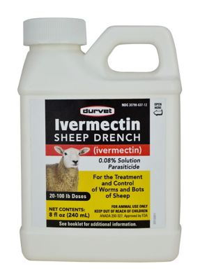 Durvet Ivermectin Sheep Drench Dewormer, 240 mL