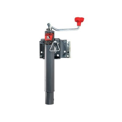 Image showing  2,000 lb. Capacity Top Wind Bolt-On Jack, 10 in. Travel, Bolt-On Swivel Bracket