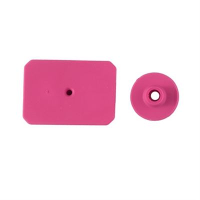 Image showing  SwineStar Blank ID Pig Tags, 2 pc., Pink, 25-Pack