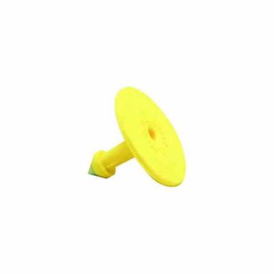 Y-TEX Blank All-American ID Cattle Tags, Male Button, Yellow, 25-Pack