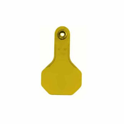 Y-TEX All-American Blank ID Cattle Tags, 2 pc., Small, Yellow, 25-Pack