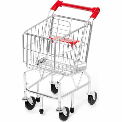 metal play shopping cart