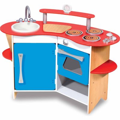 melissa & doug cook's corner wooden kitchen