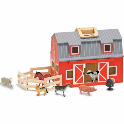 melissa and doug farm and tractor set