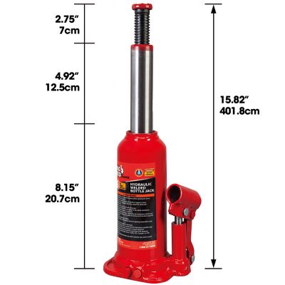 Image showing  6-Ton Big Red Hydraulic Bottle Jack