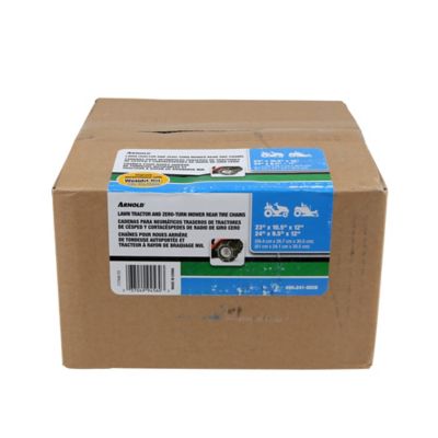 Image showing  23 - 24 in. Lawn Tractor Rear Tire Chains, 2-Pack