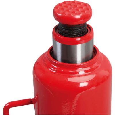 Image showing  12-Ton Big Red Hydraulic Welded Bottle Jack, Red