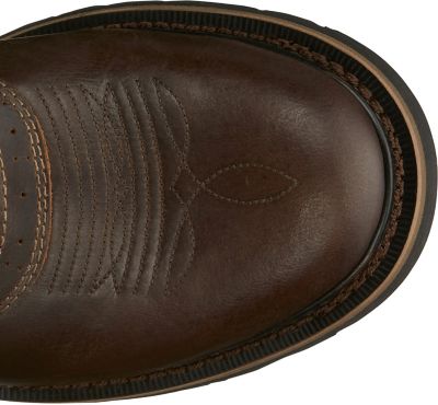 Image showing 2 th Justin Men's Superintendent Cowhide Stampede Collection Round Toe Work Boots, 11 in.