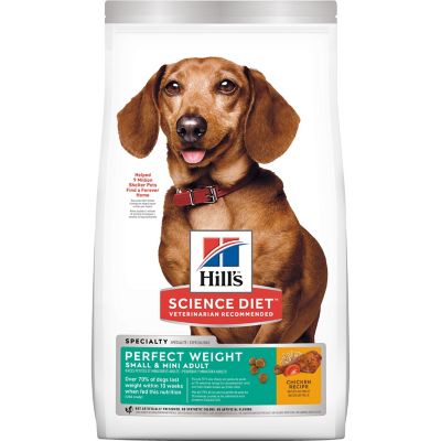 Hill's Science Diet Adult Perfect Weight Small & Mini Chicken Recipe Dry Dog Food