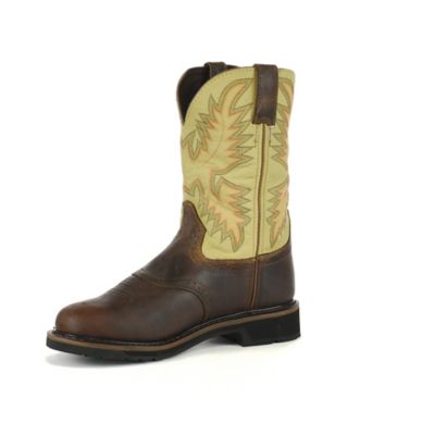 Image showing  Men's Superintendent Cowhide Stampede Collection Round Toe Work Boots, 11 in.