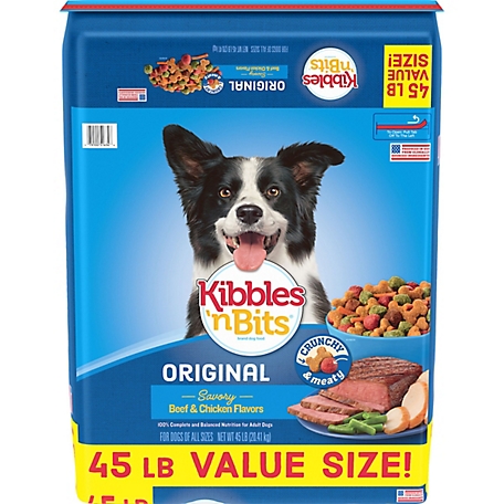 Kibbles 'n Bits Original All Life Stages Savory Beef and Chicken Recipe Dry Dog Food