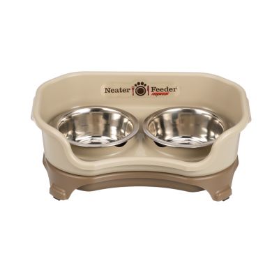 Neater Pet Brands Non-Skid Stainless Steel Pet Feeder Express for Small Dogs, 1.5 Cups, 2-Bowls
