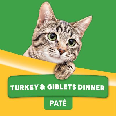 Image showing 5 th Paws & Claws All Life Stages Turkey and Giblets Pate Wet Cat Food, 22 oz.