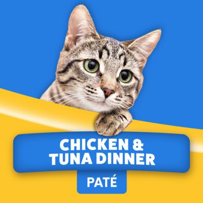 Image showing 5 th Paws & Claws All Life Stages Complete Nutrition Chicken and Tuna Pate Wet Cat Food, 22 oz.