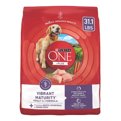 Purina ONE High Protein Dry Senior Dog Food Plus Vibrant Maturity