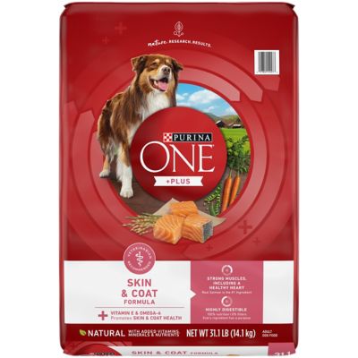 Purina ONE Natural +Plus Skin & Coat Formula Dry Dog Food