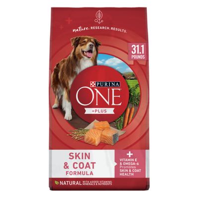 Purina ONE Natural +Plus Skin & Coat Formula Dry Dog Food