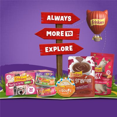 Image showing 8 th Purina Friskies Surfin' and Turfin' Adult Chicken, Whitefish, Salmon and Beef Recipe Dry Cat Food