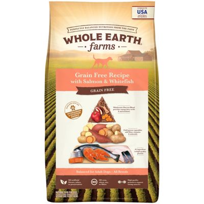 Whole Earth Farms Adult Grain-Free Salmon and Whitefish Recipe Dry Dog Food