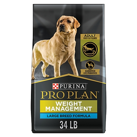 Purina Pro Plan Large Breed Weight Management Dog Food, Chicken & Rice Formula