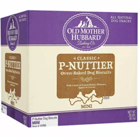 Old Mother Hubbard Classic Peanut Butter Flavor Baked Dog Biscuits 20 lb. Dog Biscuits & Cookies