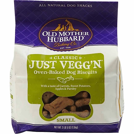Old Mother Hubbard Classic Small Vegetables Flavor Oven-Baked Dog Biscuit Treats, 3.5 lb.