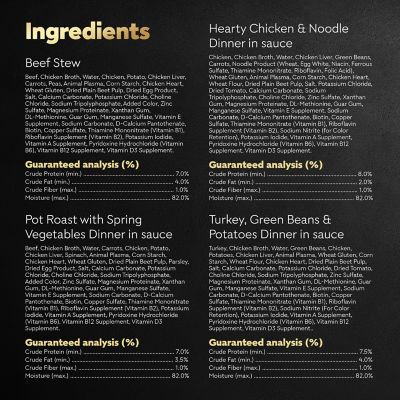 Image showing 7 th Cesar Home Delights Adult Small Breed Four Flavors Wet Dog Food Variety pk., 3.5 oz., 24 pk.