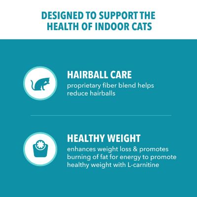 Image showing  ProActive Health Adult Indoor Weight and Hairball Care Chicken and Turkey Formula Dry Cat Food