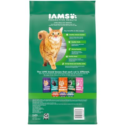 Image showing  ProActive Health Healthy Senior Dry Cat Food with Chicken Cat Kibble
