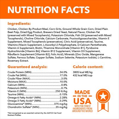 Image showing 9 th Iams ProActive Health Healthy Senior Dry Cat Food with Chicken Cat Kibble