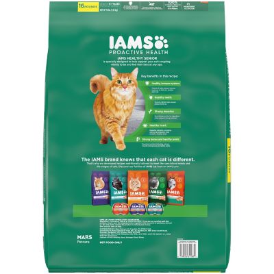 Image showing  ProActive Health Healthy Senior Dry Cat Food with Chicken Cat Kibble