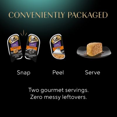 Image showing 6 th Sheba Perfect Portions All Life Stages Grain-Free Savory Chicken Pate in Natural Juices Wet Cat Food, 2.6 oz.