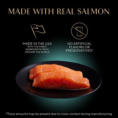 Image showing  Adult Delicate Salmon Pate Wet Cat Food, 2.6 oz., Pack of 24 Trays