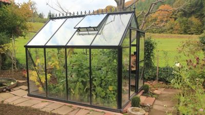 Image showing  10-3/16 ft. x 7-7/8 ft. Janssens Junior Victorian 23 Greenhouse Kit