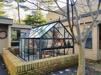 Image showing 9 th Exaco 10-3/16 x 7-7/8ft. Janssens Junior Victorian 23 Greenhouse Kit