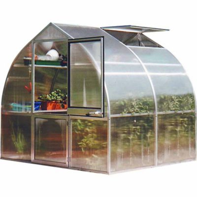 Exaco 7 ft. x 7-13/16 ft. Riga 2 S Greenhouse Kit with Base
