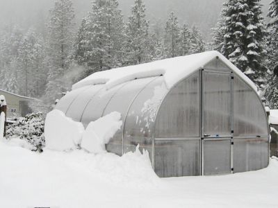 Image showing 5 th Exaco 10-5/8 x 8-13/16ft. RIGA 3 Greenhouse Kit with Base